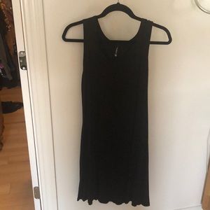 Knot black a line dress.